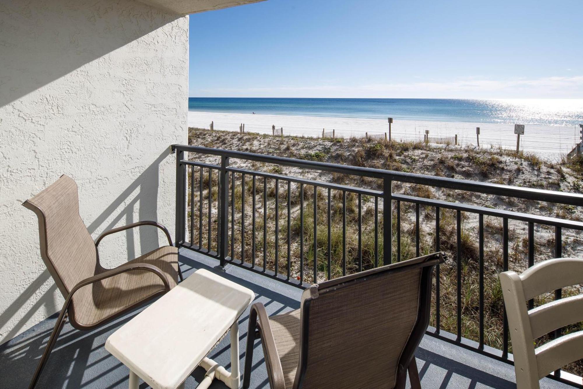 Nautilus 1201 - Gulf Front 2 Bedroom Huge Wrap Around Balcony 2Nd Floor! شاطئ فورت والتون المظهر الخارجي الصورة