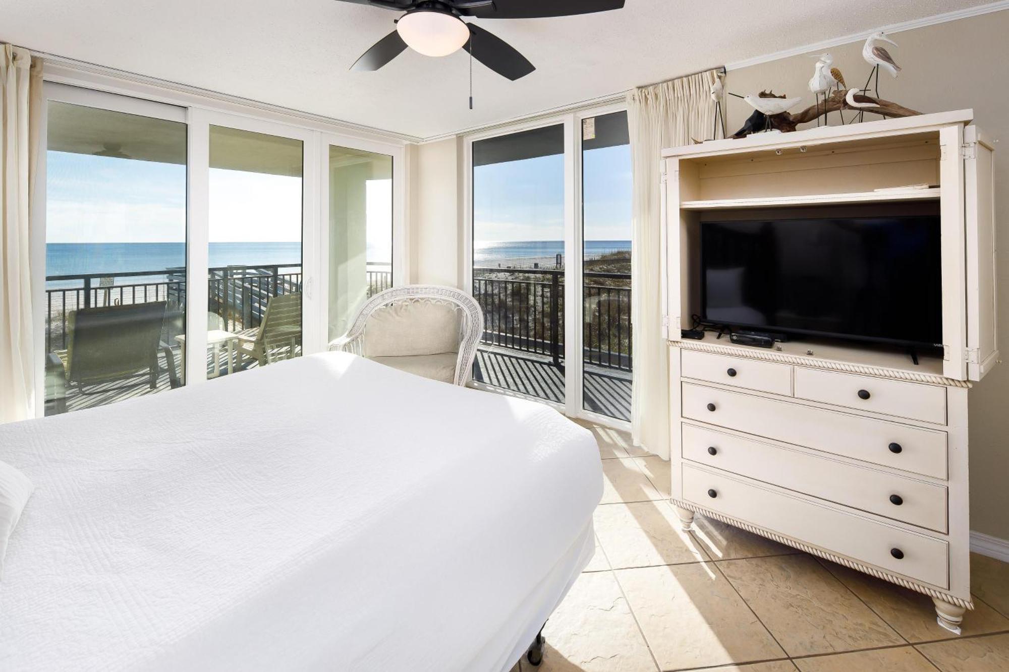 Nautilus 1201 - Gulf Front 2 Bedroom Huge Wrap Around Balcony 2Nd Floor! شاطئ فورت والتون المظهر الخارجي الصورة