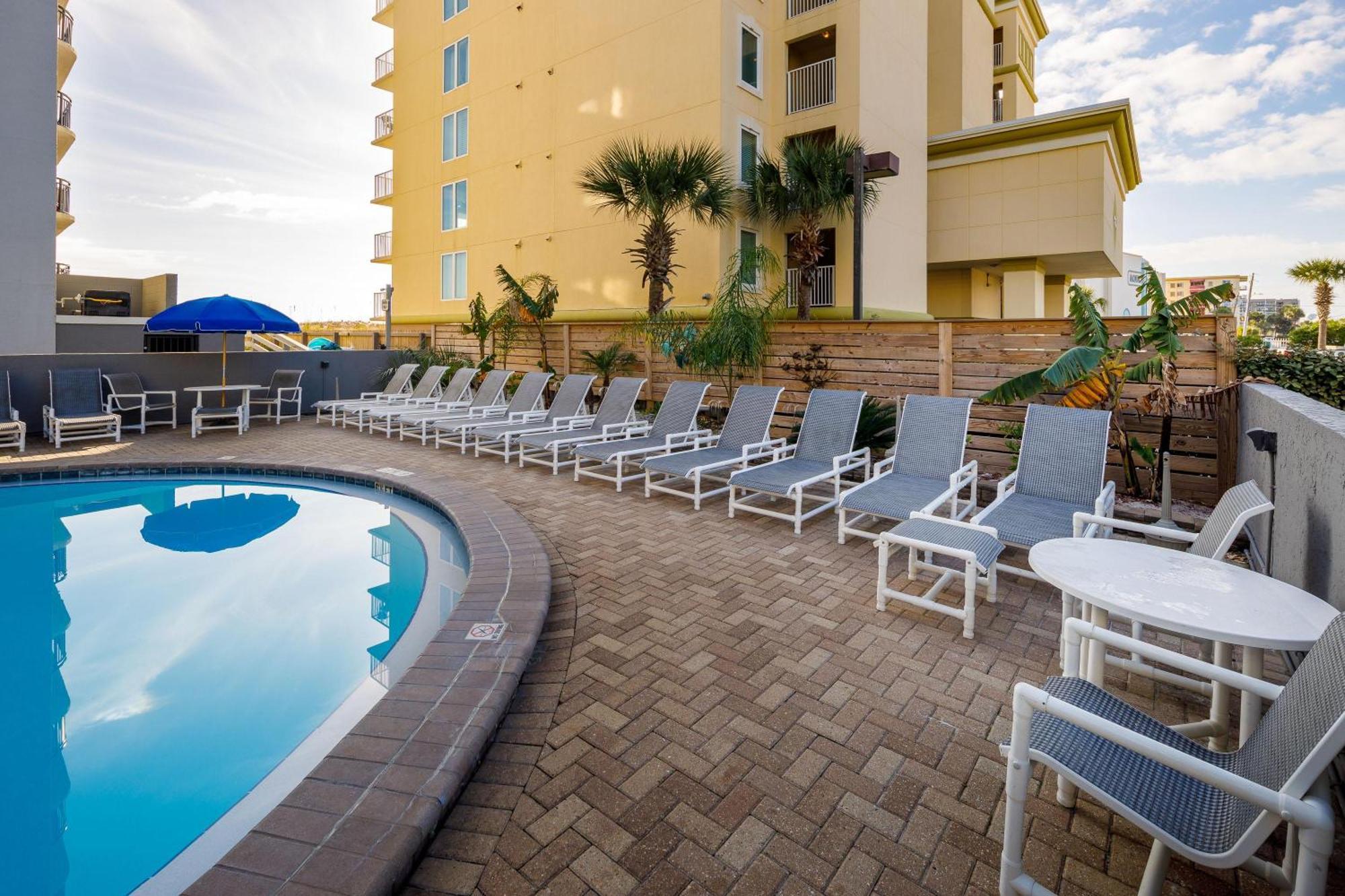 Nautilus 1201 - Gulf Front 2 Bedroom Huge Wrap Around Balcony 2Nd Floor! شاطئ فورت والتون المظهر الخارجي الصورة