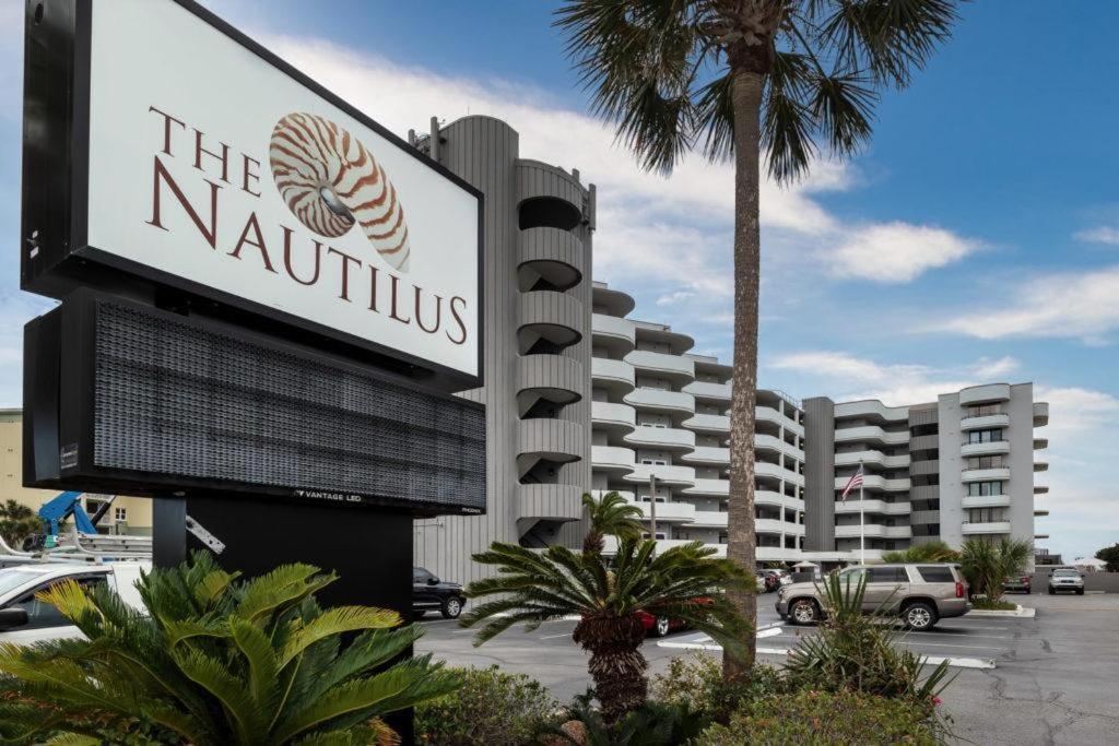 Nautilus 1201 - Gulf Front 2 Bedroom Huge Wrap Around Balcony 2Nd Floor! شاطئ فورت والتون المظهر الخارجي الصورة